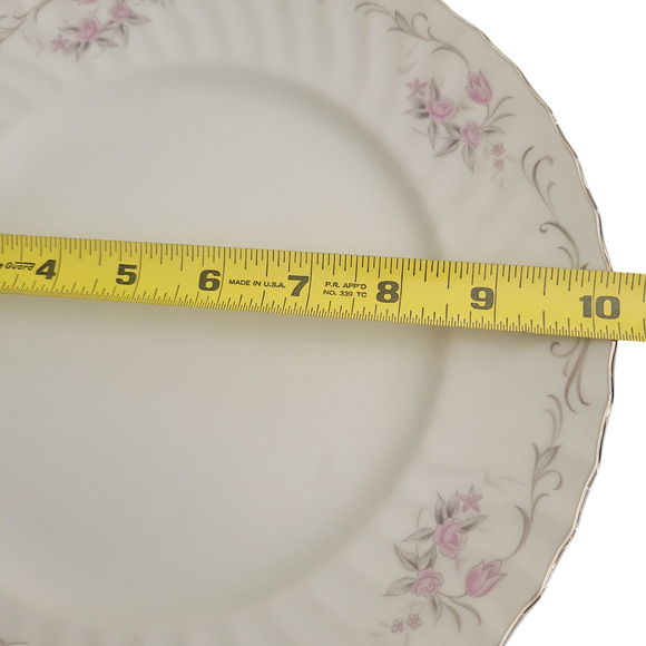 Gold Standard Dinner Plates Quality Porcelain China Made in Japan MCM Set of 3 - Picture 8 of 8